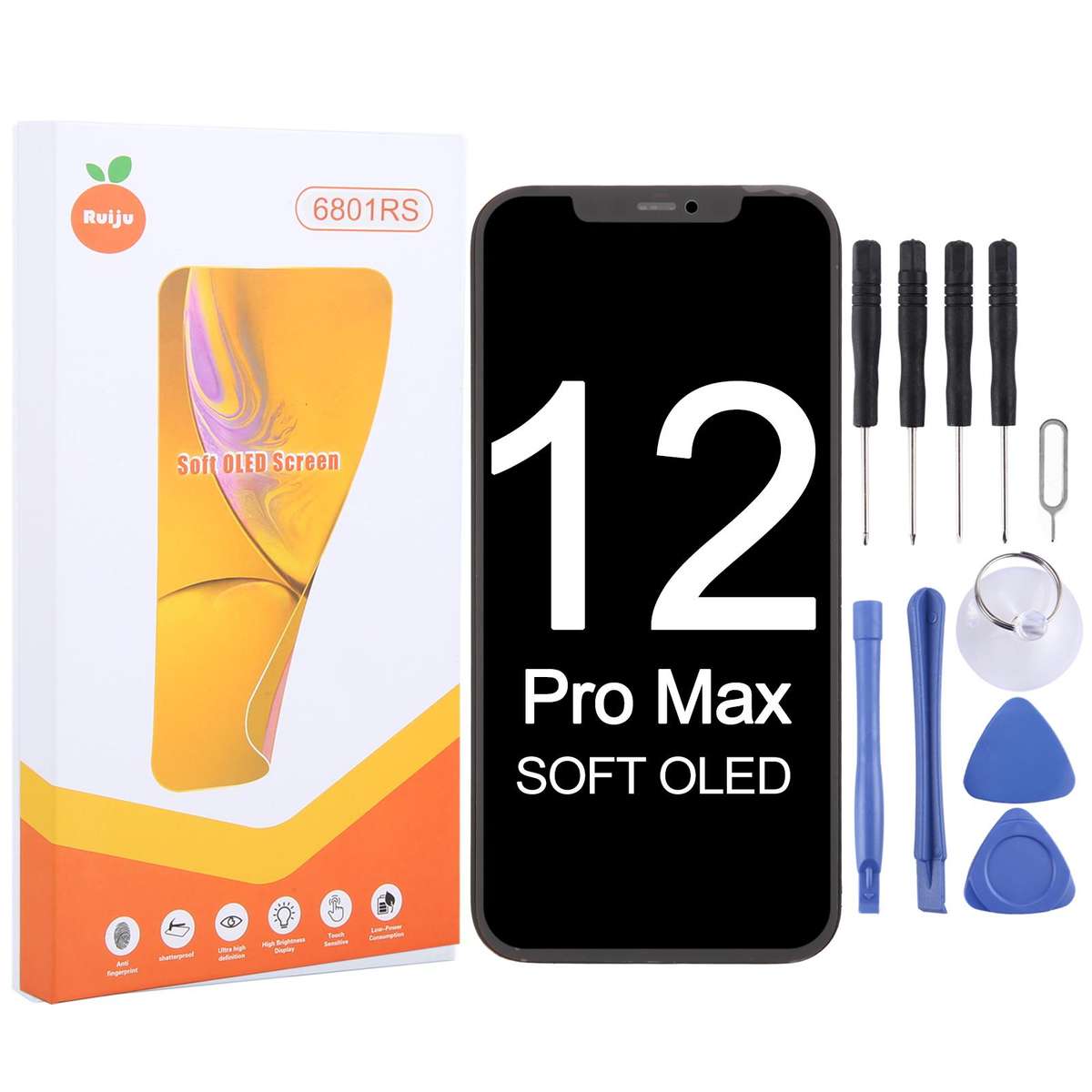 RJ Soft OLED Screen For iPhone 12 Pro Max