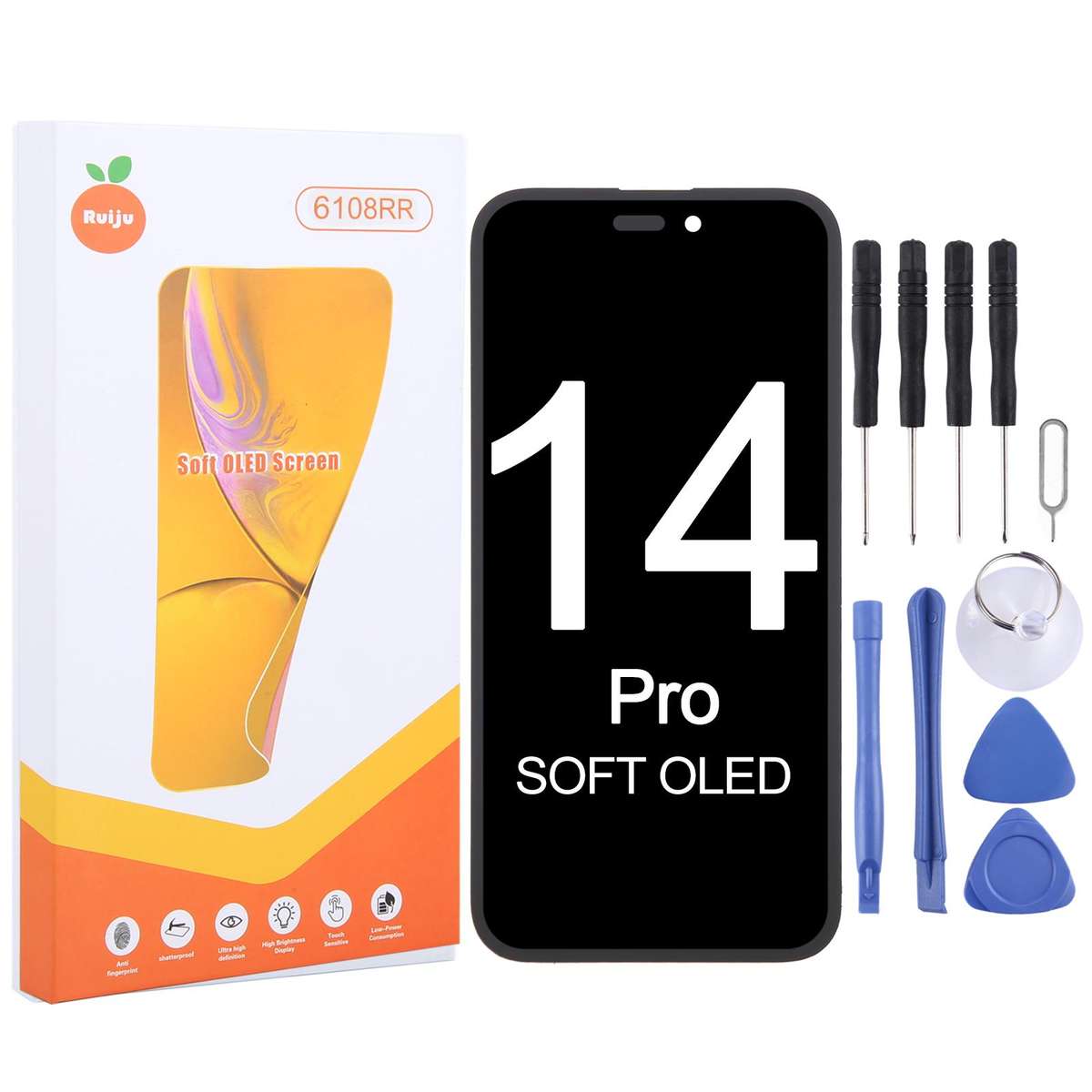 RJ Soft OLED Screen For iPhone 14 Pro