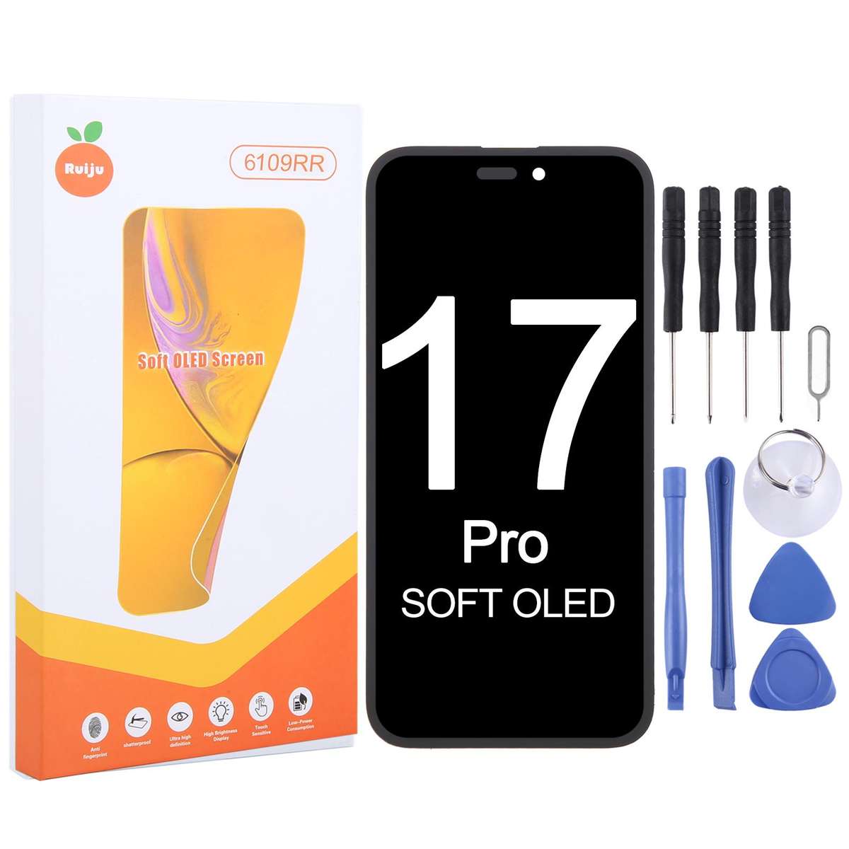 RJ Soft OLED Screen For iPhone 17 Pro