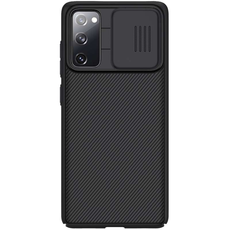 For Samsung Galaxy S20 FE NILLKIN Black Mirror Series PC Camshield Full Coverage Dust-proof Scratch