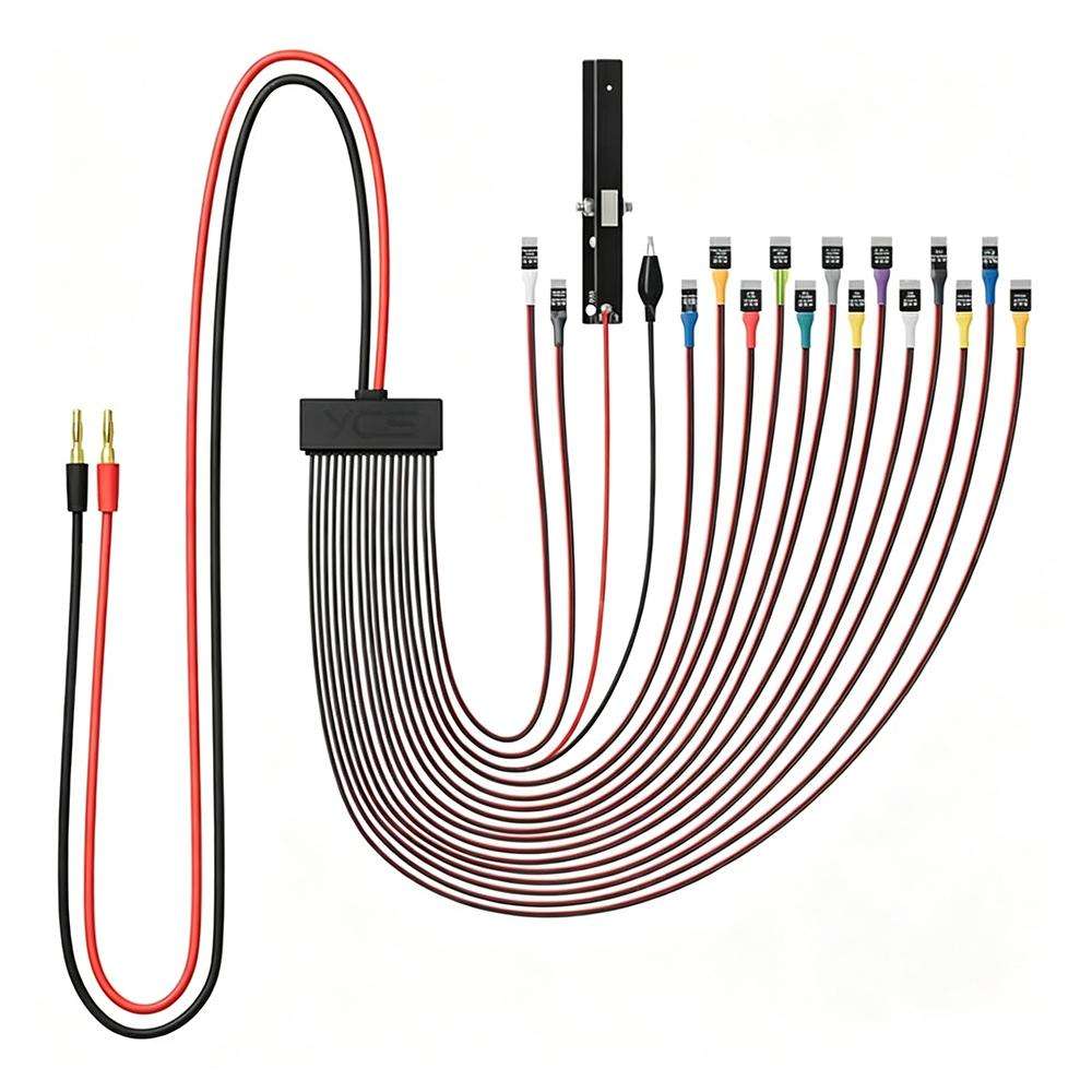 MR.YANG D03 16 in 1 Charging Boot DC Power Detection Cable for iPhone 8-17 Pro Max / Android