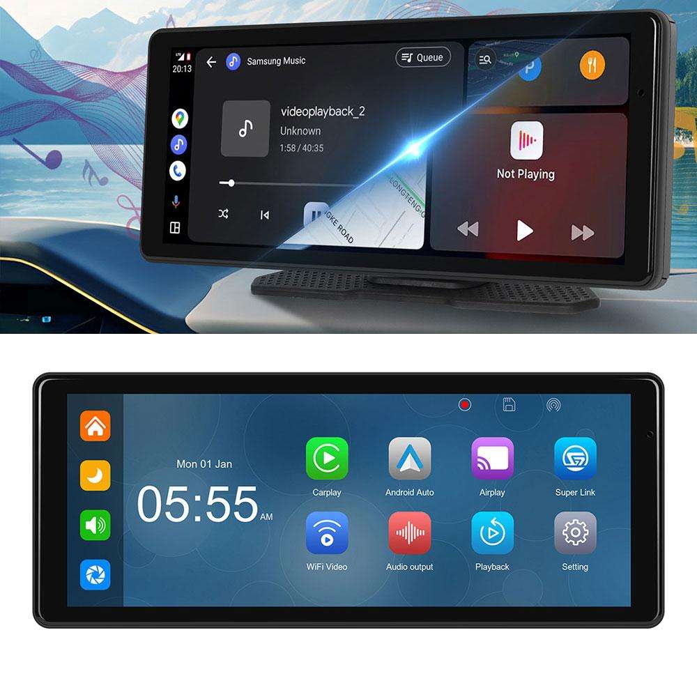 8.1 inch 2.5K Center CarPlay Auto Car Portable Navigation Screen, Specification:Standard
