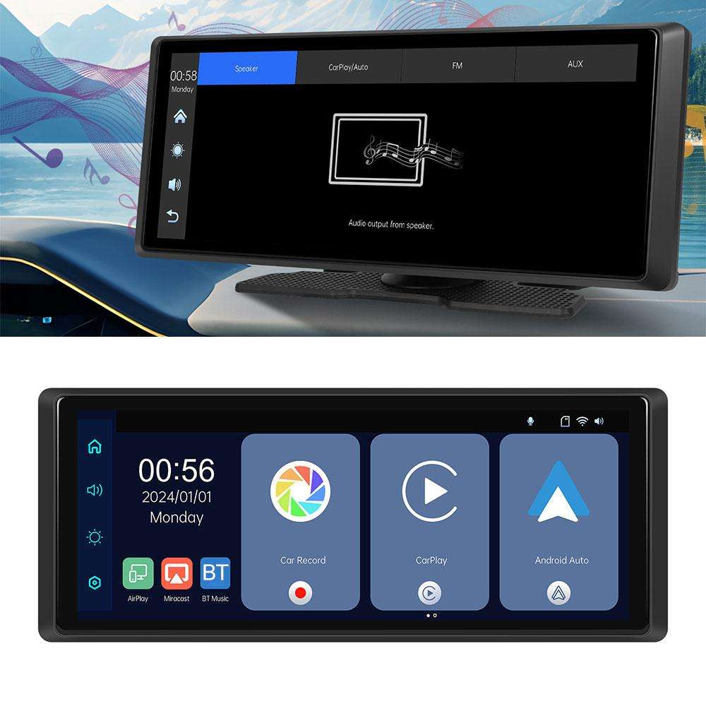 8.1 inch 2K Center CarPlay Auto Car Portable Navigation Screen, Specification:Standard