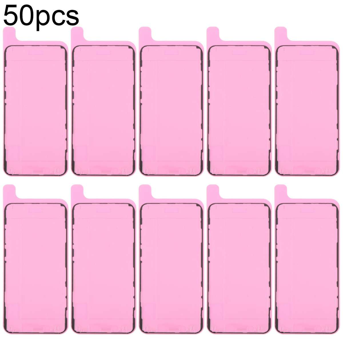 For iPhone 11 Pro Max 50pcs OEM LCD Frame Bezel Waterproof Adhesive Gasket, Airtightness Test Compat