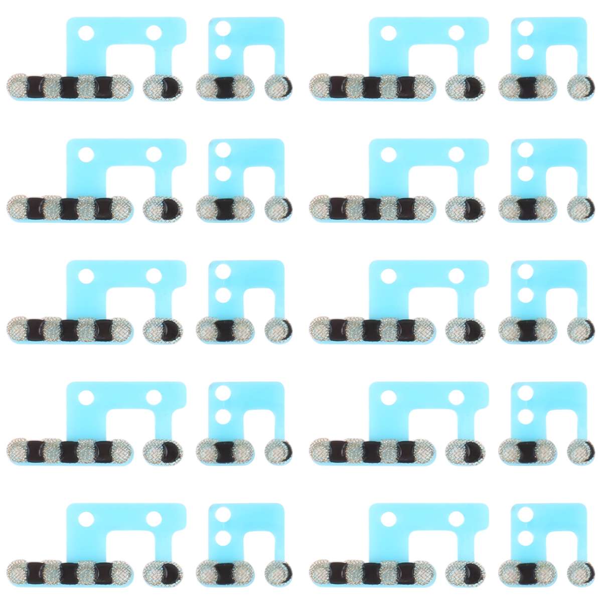 10 PCS Speaker Dustproof Mesh for iPhone 12 Pro (Black)