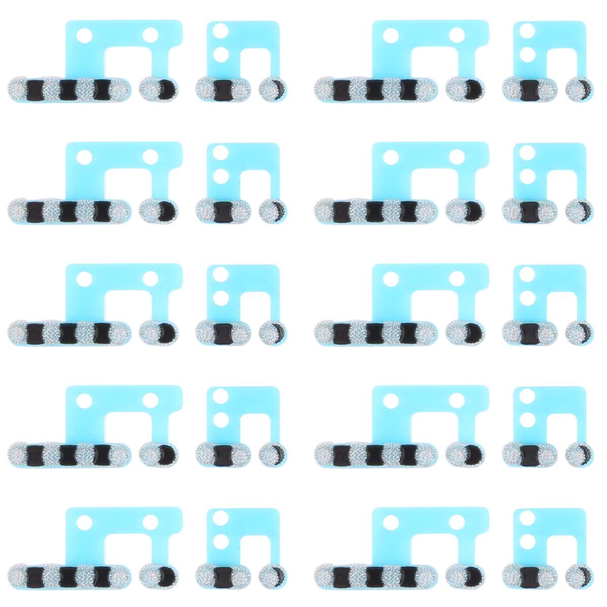 10 PCS Speaker Dustproof Mesh for iPhone 12 Pro (Black)