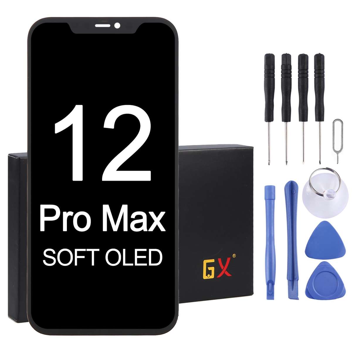 GX Soft OLED Screen For iPhone 12 Pro Max