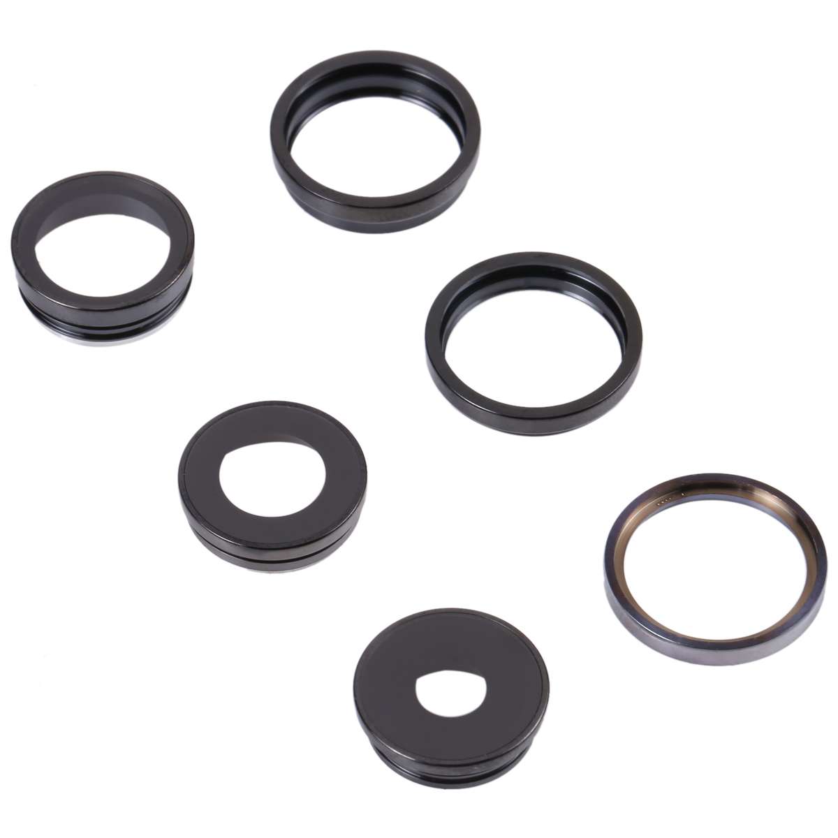 For iPhone 14 Pro Max Camera Lens Cover(Black)