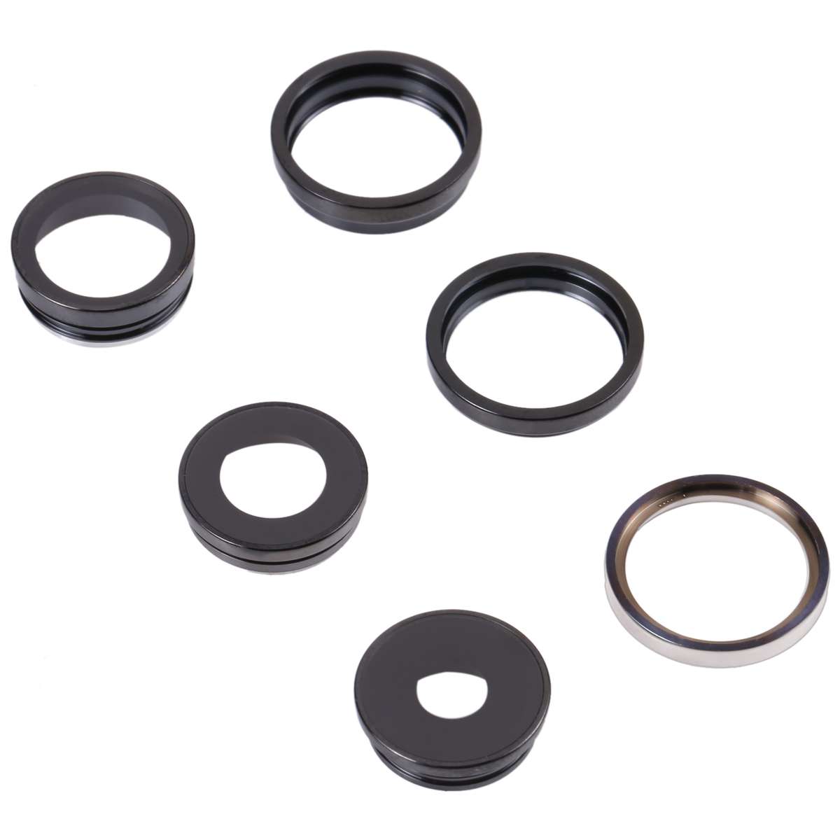 For iPhone 14 Pro Max Camera Lens Cover(Black)