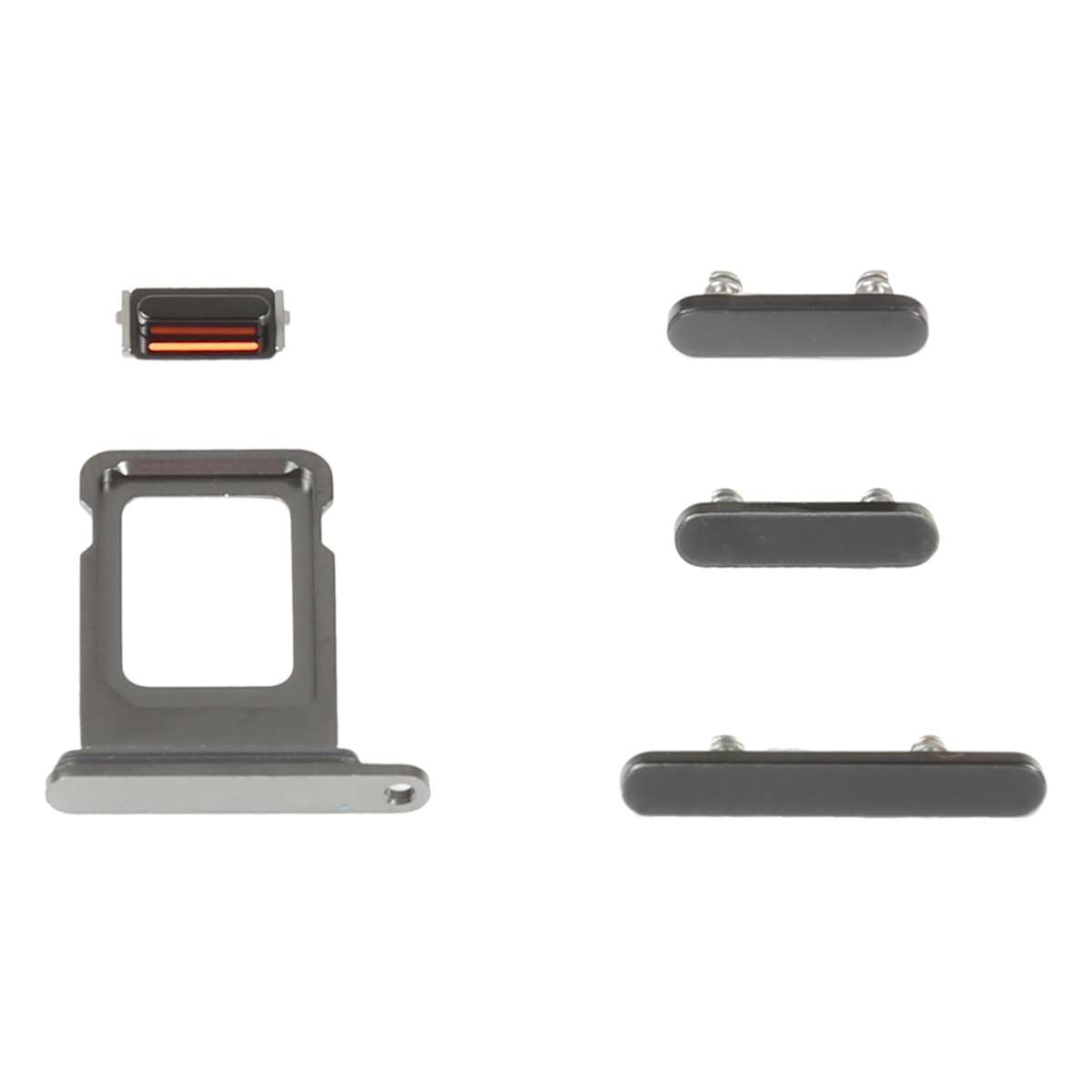 SIM Card Tray + Side Keys for iPhone 14 Pro(Black)