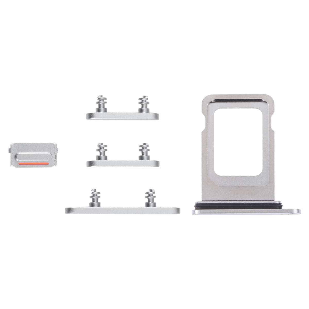 SIM Card Tray + SIM Card Tray + Side Keys for iPhone 14 Pro (Black)
