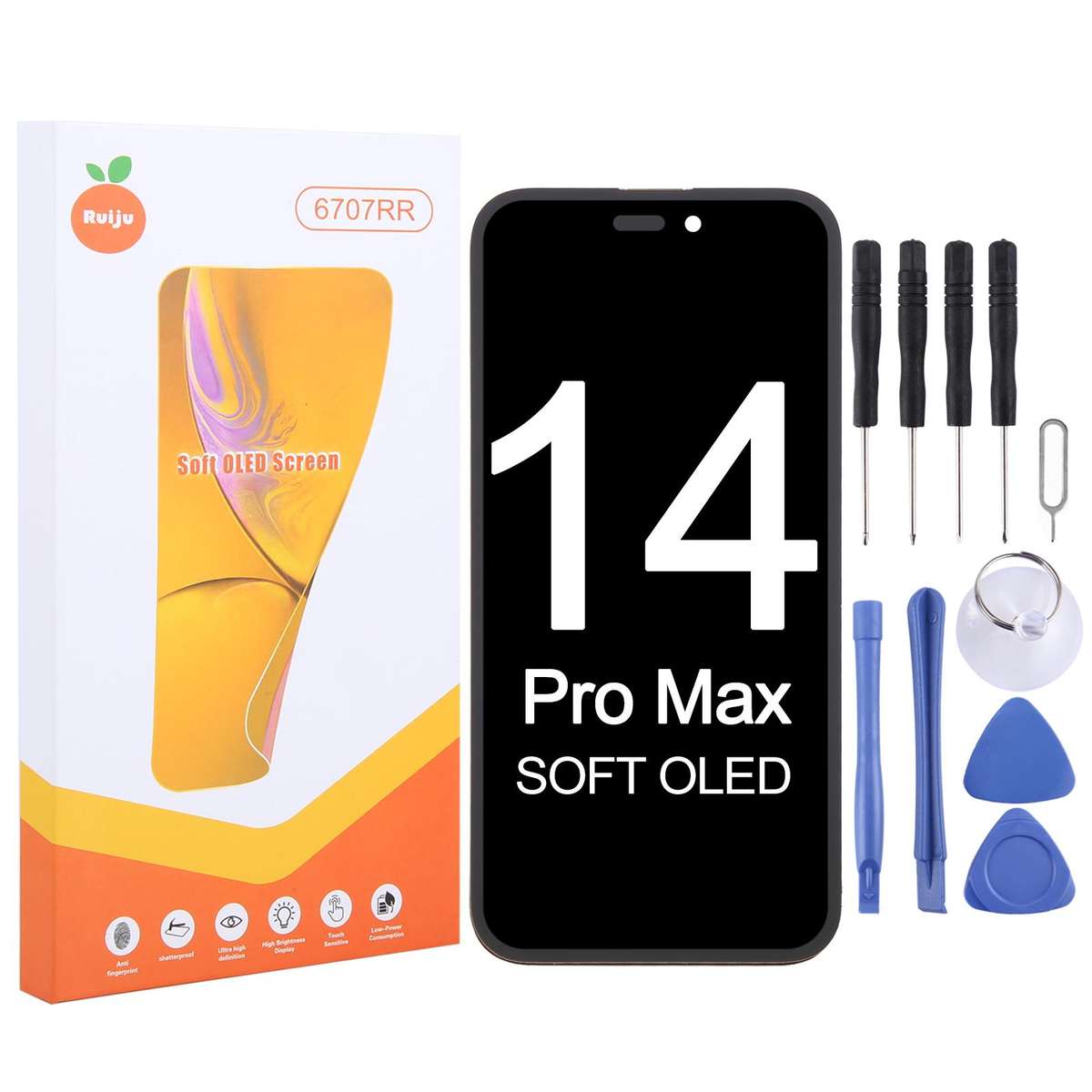 RJ Soft OLED Screen For iPhone 14 Pro Max