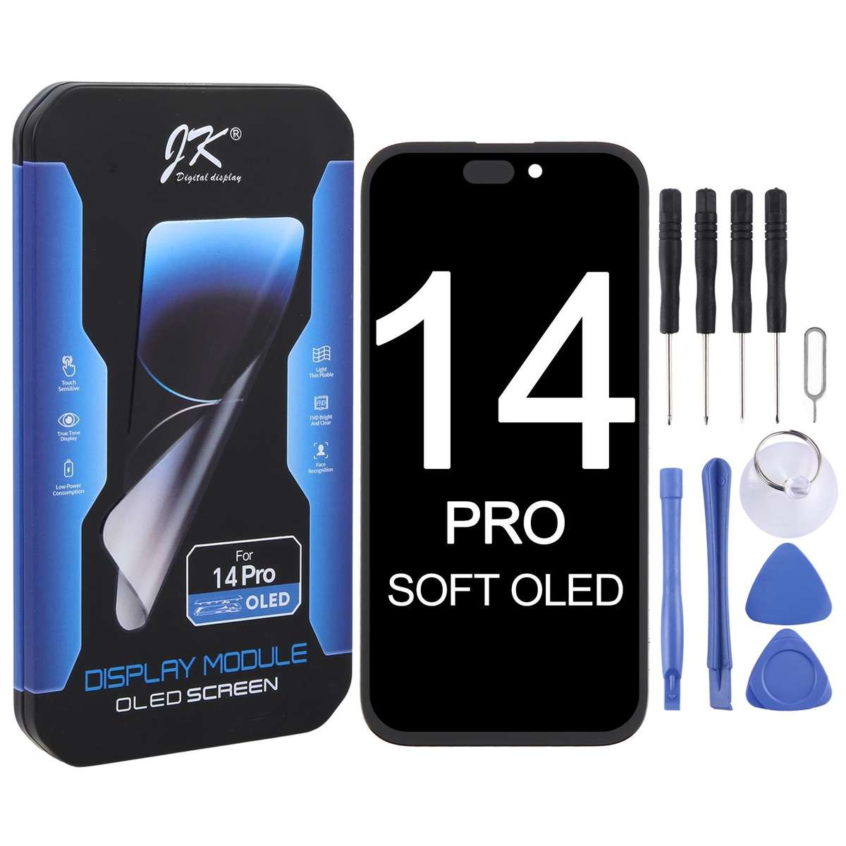 JK Soft OLED LCD Screen For iPhone 14 Pro