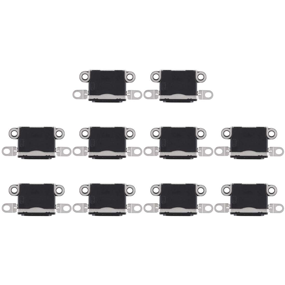 10 PCS Charging Port Connector for iPhone 5 / 5S(Black)