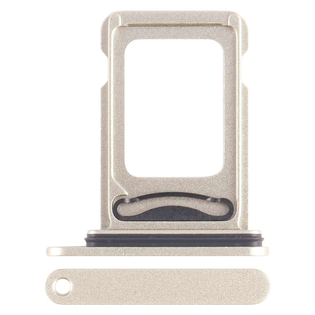 For iPhone 15 SIM + SIM Card Tray (Black)