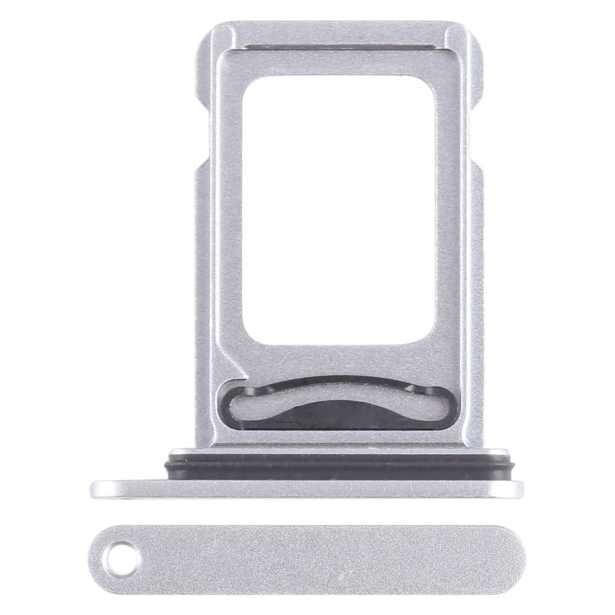 For iPhone 15 Plus SIM + SIM Card Tray (Black)
