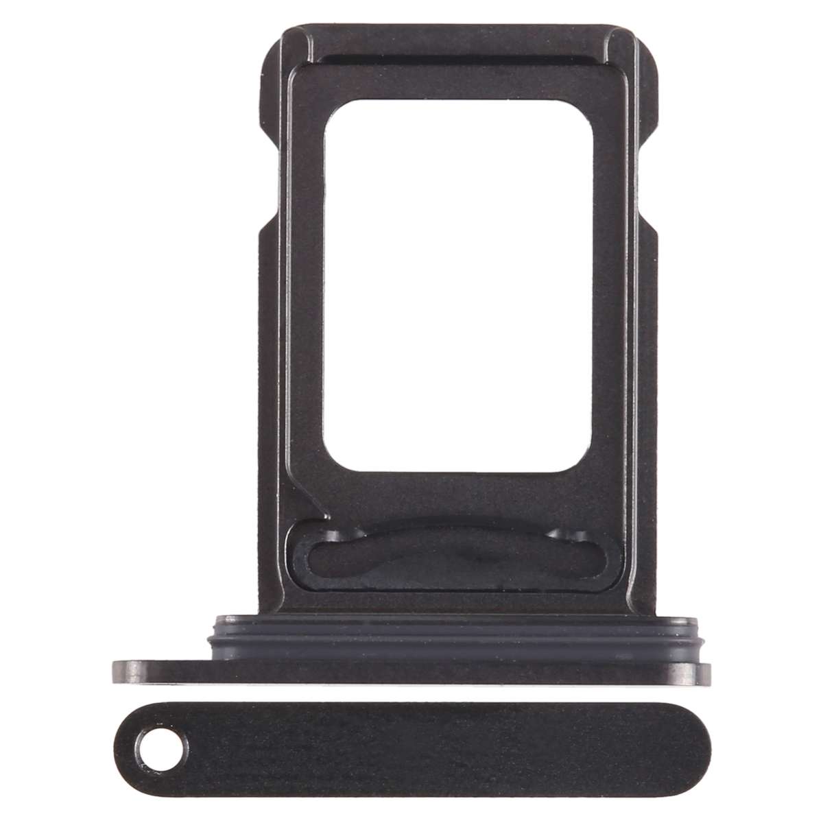 For iPhone 15 Pro Max SIM + SIM Card Tray (Black)