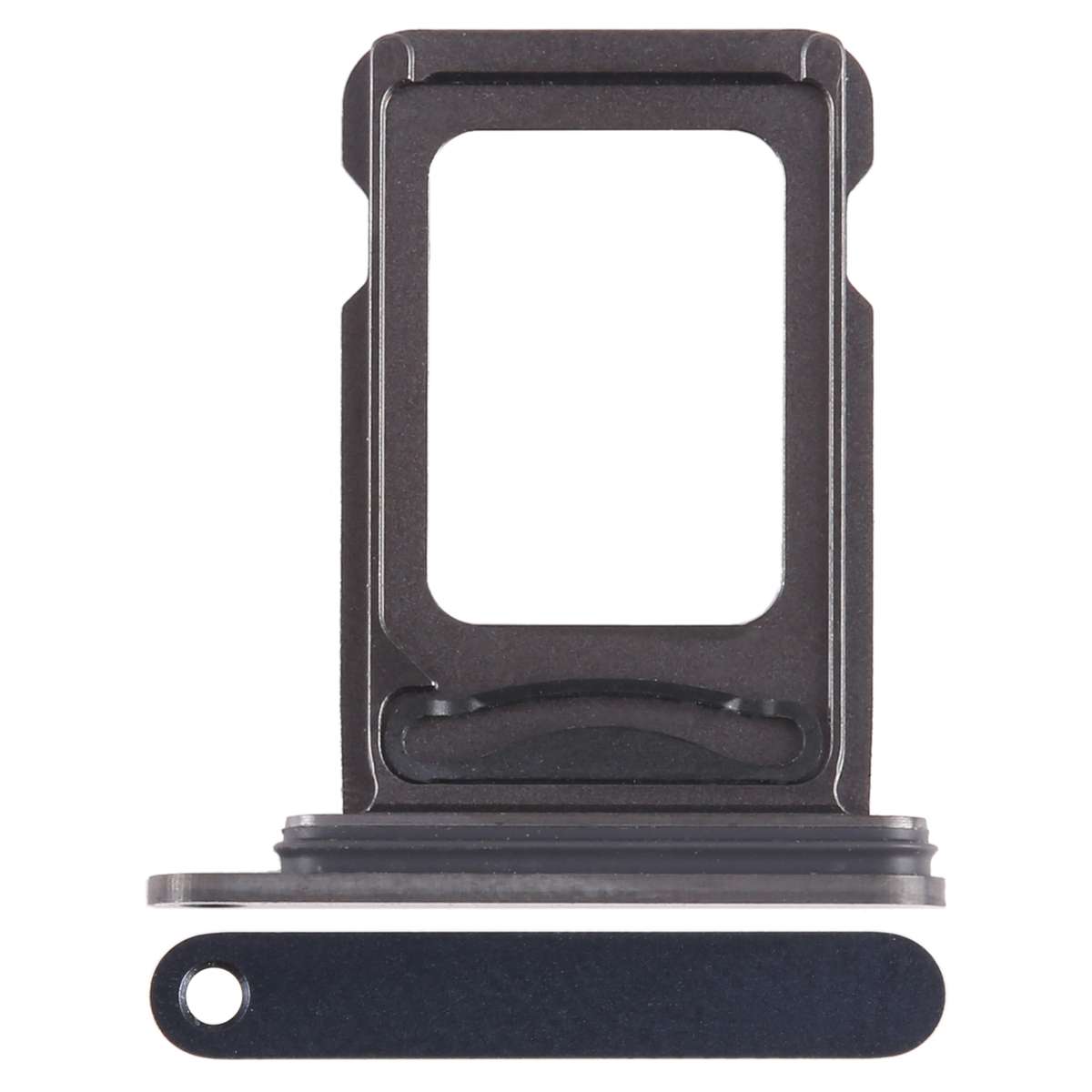 For iPhone 15 Pro Max SIM + SIM Card Tray (Black)