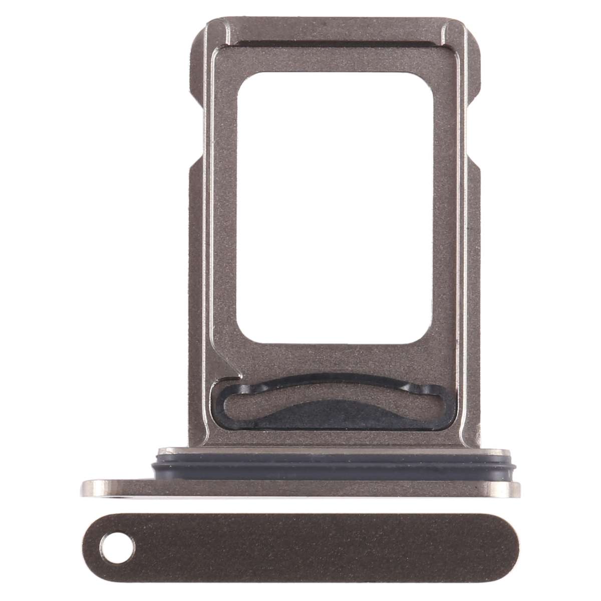 For iPhone 15 Pro Max SIM + SIM Card Tray (Black)