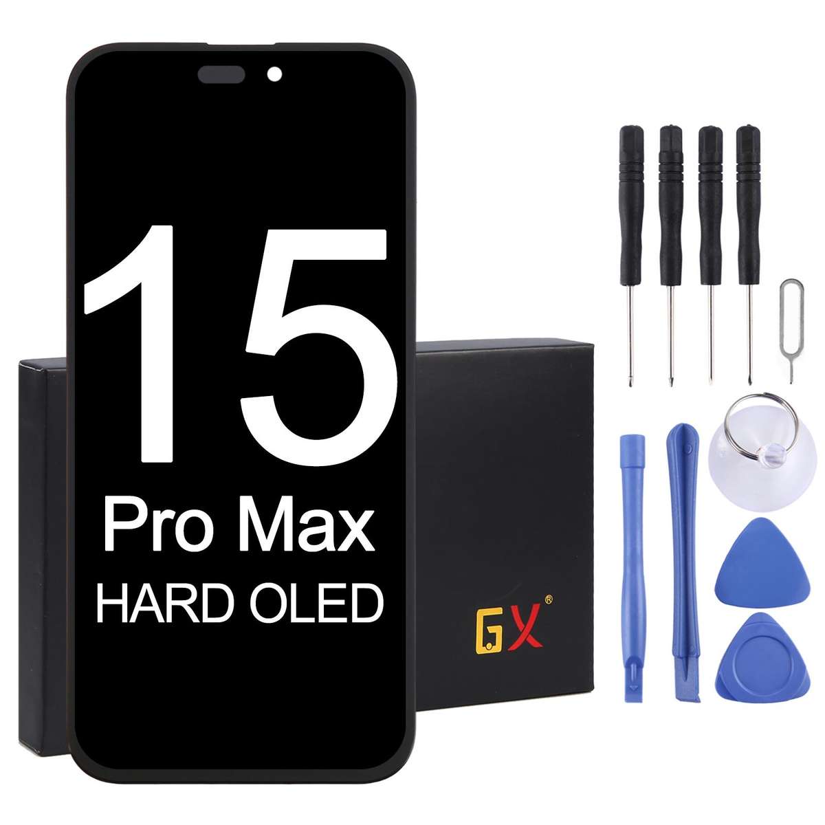GX Hard OLED Screen For iPhone 15 Pro Max