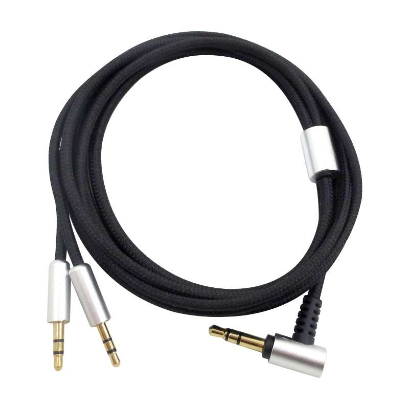 ZS0096 Standard Version Headphone Audio Cable for Sol Republic Master Tracks HD V8 V10 V12 X3(Black