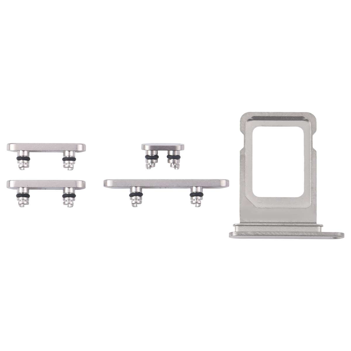 For iPhone 16 Pro Original SIM Card Tray + Side Keys (Black)
