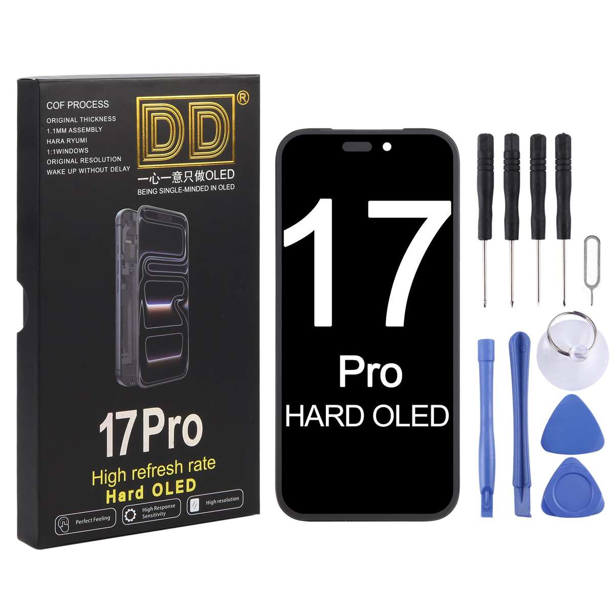 For iPhone 17 Pro DD Hard OLED Screen