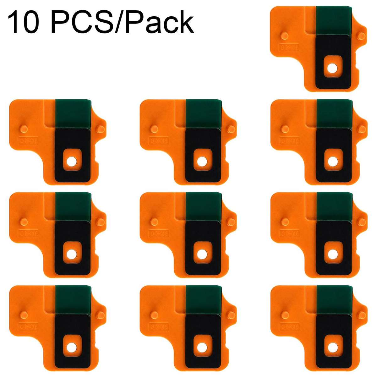 For iPhone 17 Pro / 17 Pro Max 10 PCS/Pack Flash Dust Mesh (Black)