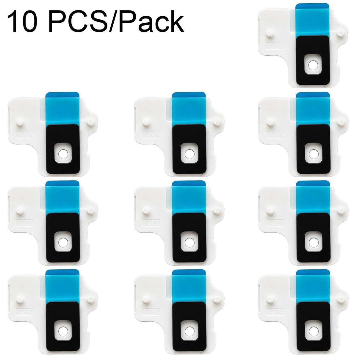 For iPhone 17 Pro / 17 Pro Max 10 PCS/Pack Flash Dust Mesh (Black)