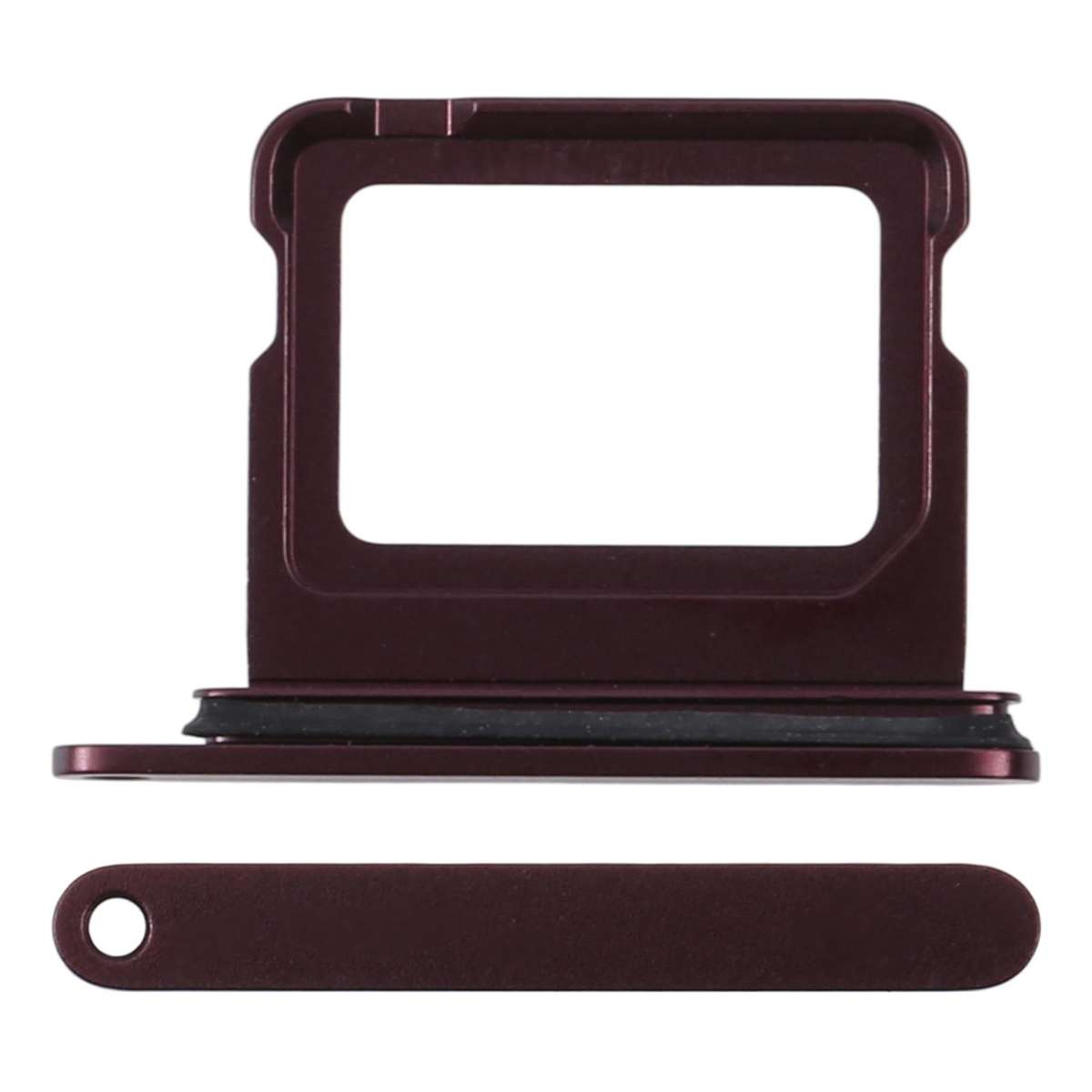 For iPhone 18 Pro SIM Card Tray (Wine Red)