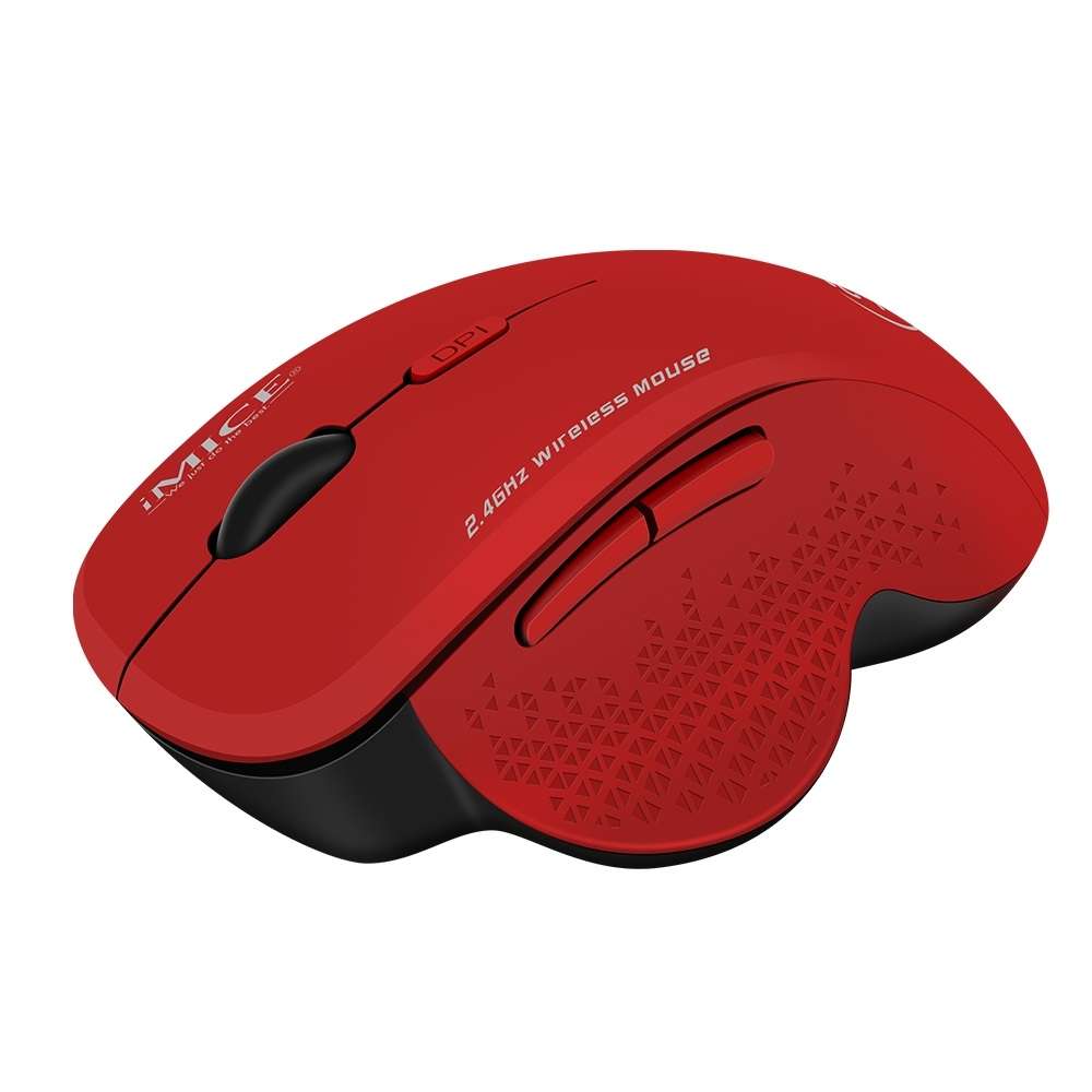 iMICE G6 Wireless Mouse 2.4G Office Mouse 6-button Gaming Mouse(Black)