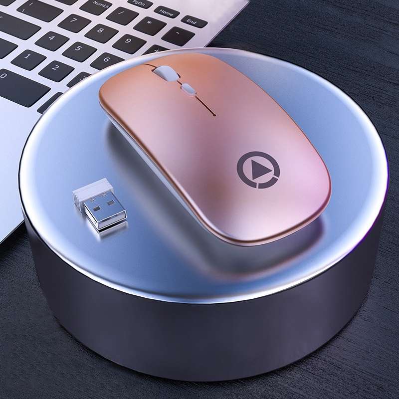 YINDIAO A2 2.4GHz 1600DPI 3-modes Adjustable Wireless Silent Mouse, Battery Powered(Black)