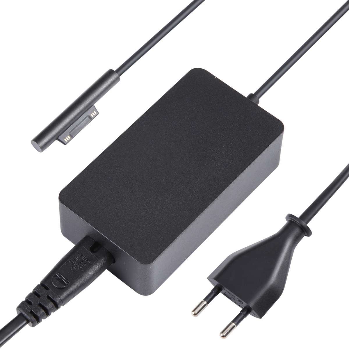 For Microsoft Surface Pro 7 / 7 Plus / 8 / 9 / X & Laptop 3 / 4 / 5 65W Laptop Power Adapter (EU Plu