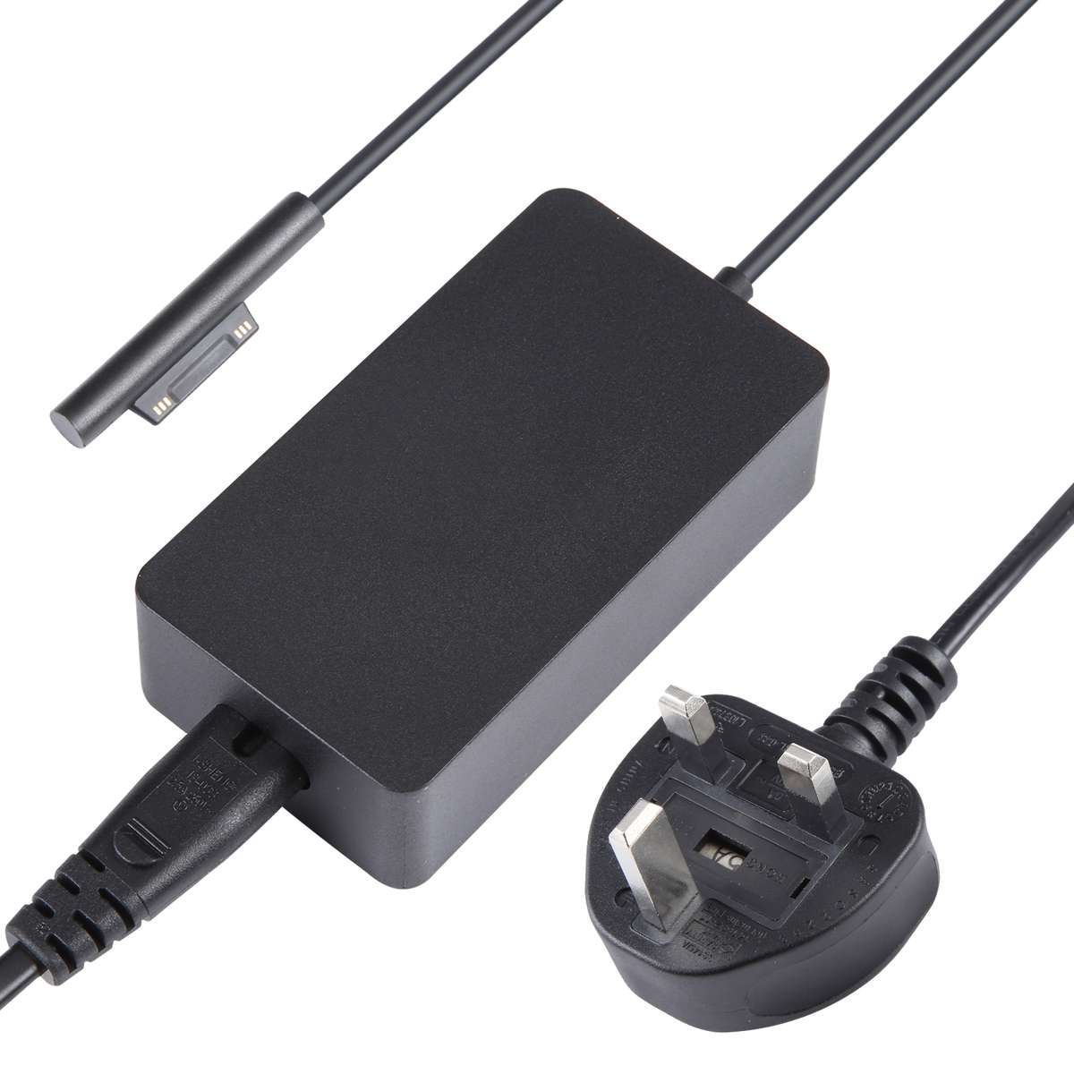 For Microsoft Surface Pro 7 / 7 Plus / 8 / 9 / X & Laptop 3 / 4 / 5 65W Laptop Power Adapter (EU Plu