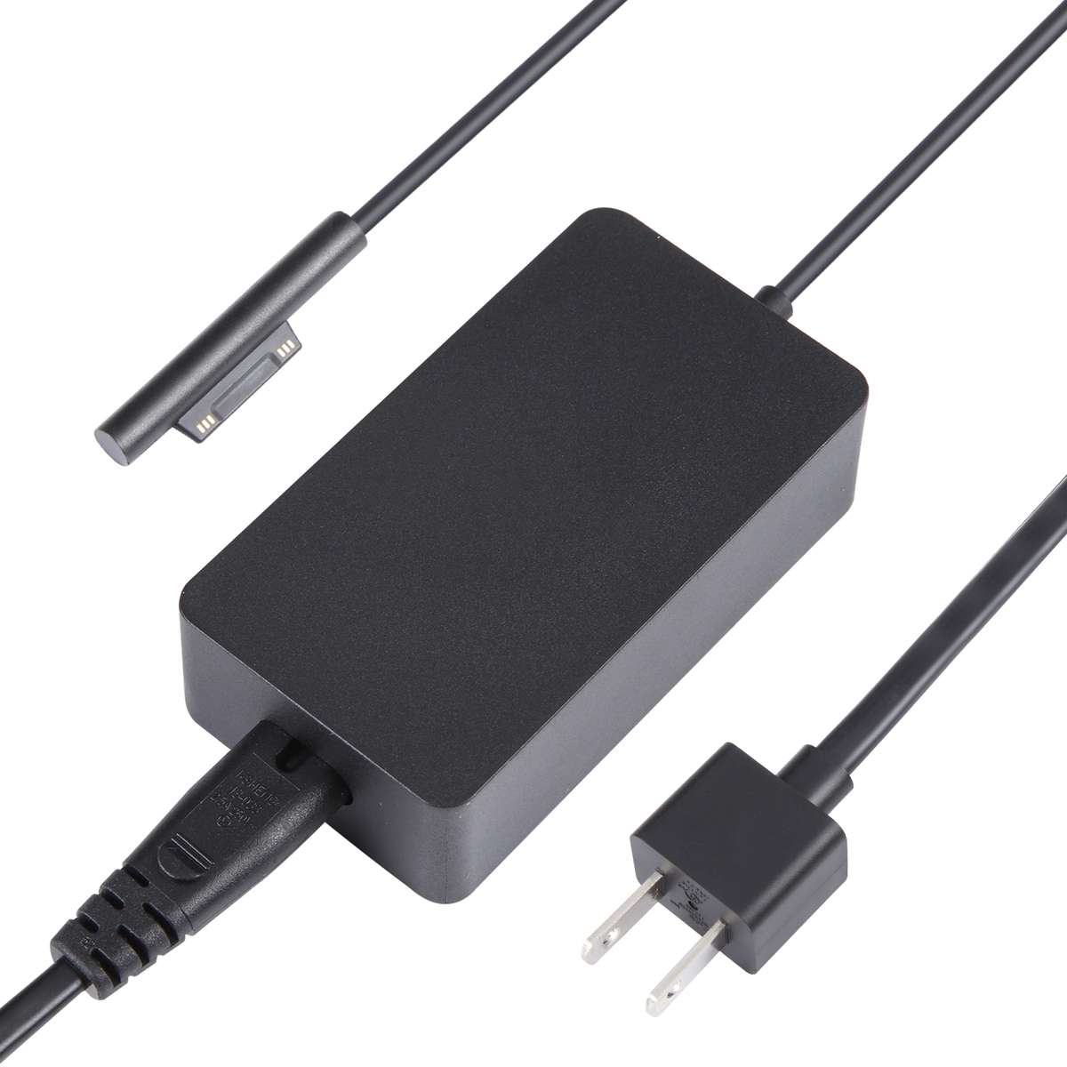For Microsoft Surface Pro 7 / 7 Plus / 8 / 9 / X & Laptop 3 / 4 / 5 65W Laptop Power Adapter (EU Plu