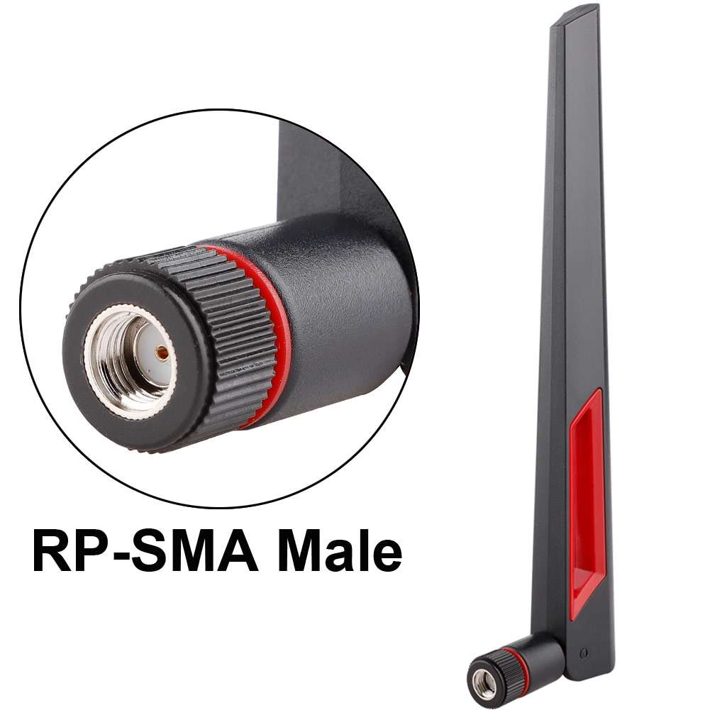2.4G / 5G WiFi 12dBi RP-SMA Male Antenna for Router Network