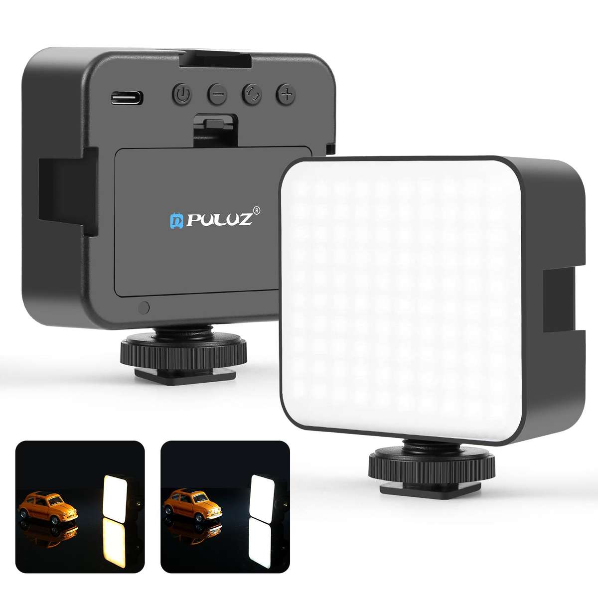 PULUZ 100 LED 5W 3-color Temperatures Adjustable Video Splicing Fill Light for Camera / Video Camcor