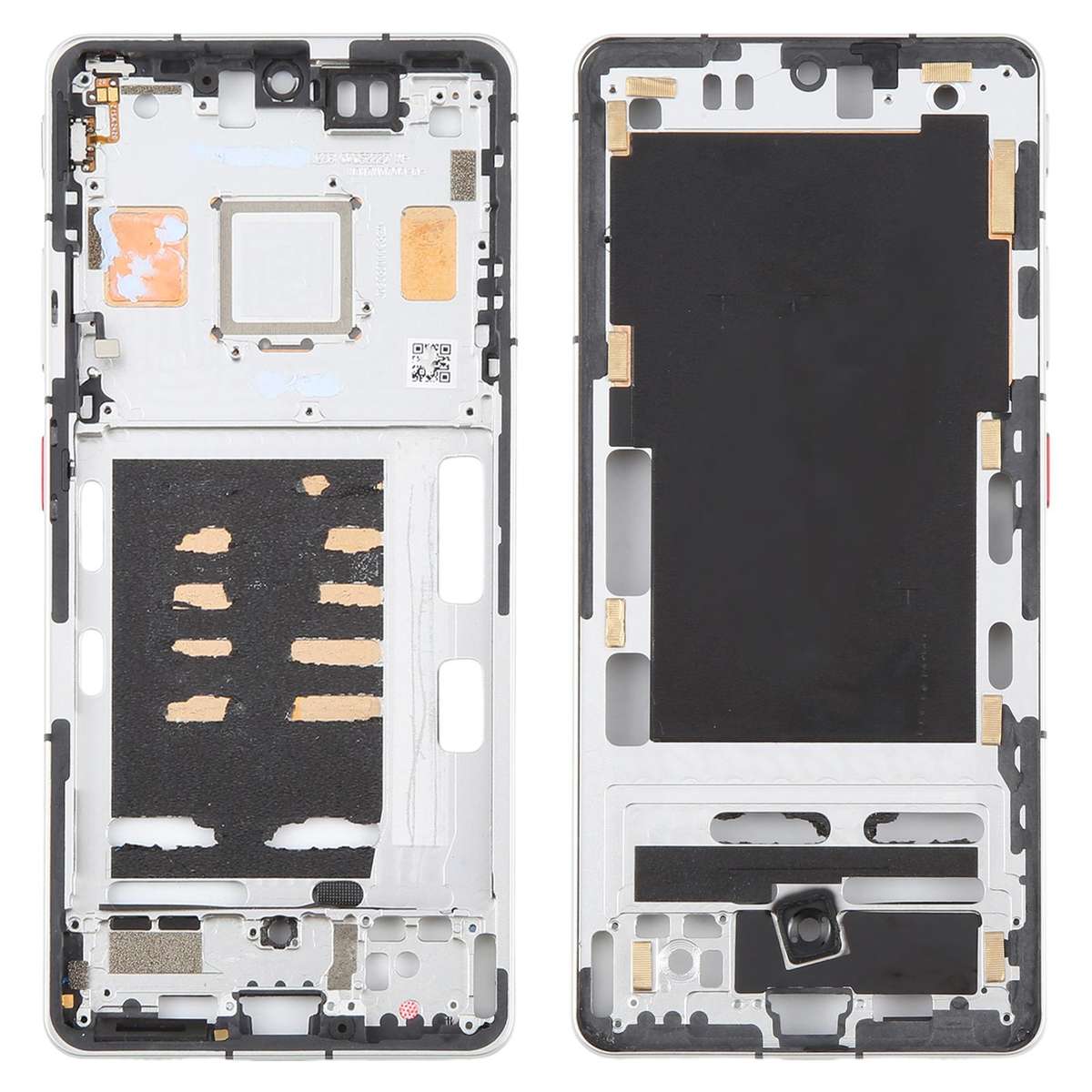 For ZTE nubia Z60S Pro Original Disassembled Middle Frame Bezel Plate (Black)