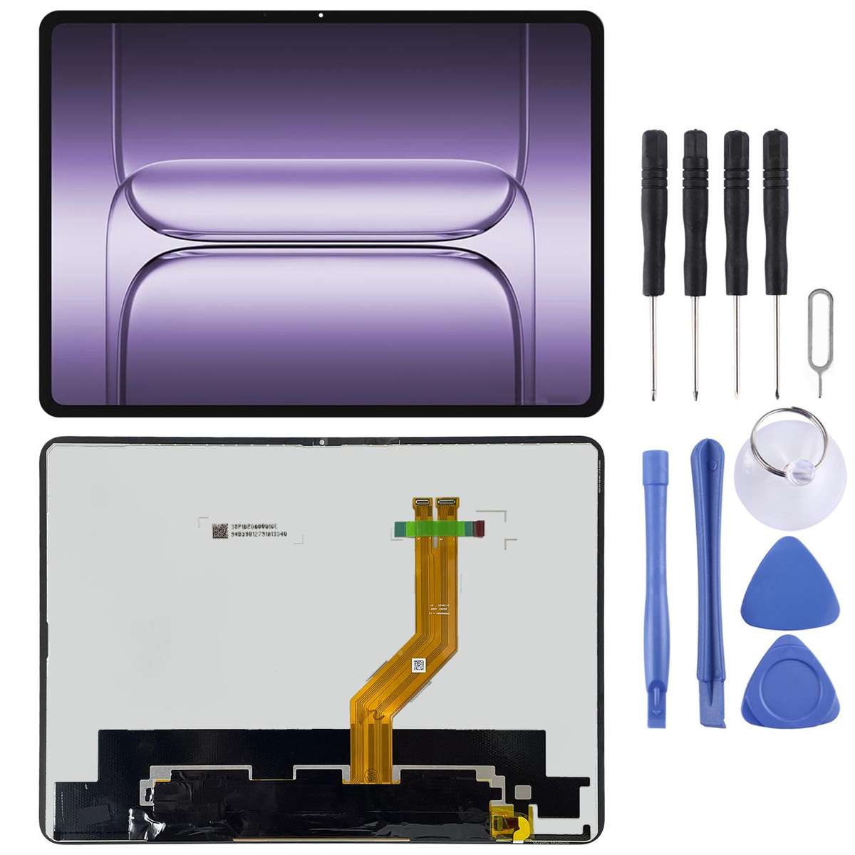 For OnePlus Pad 2 Pro OPD2413 IPS LCD Screen with Digitizer Full Assembly (Black)
