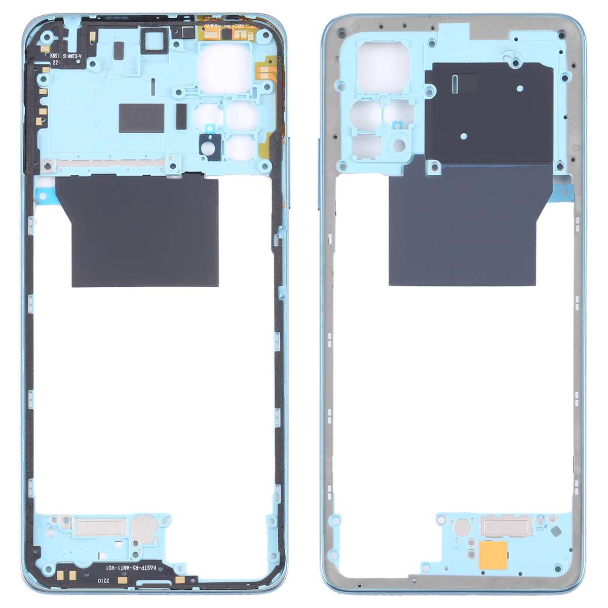 For Xiaomi Redmi Note 11 Pro 4G Middle Frame Bezel Plate (Black)