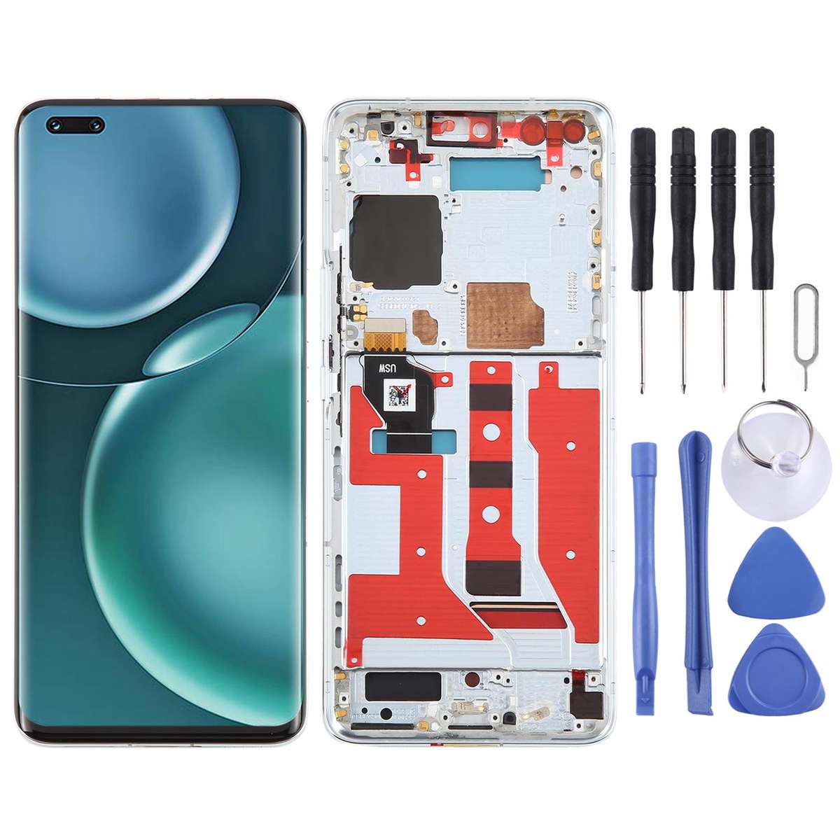 For Honor Magic4 Pro Original LCD Screen Digitizer Full Assembly with Frame, Supporting Fingerprint