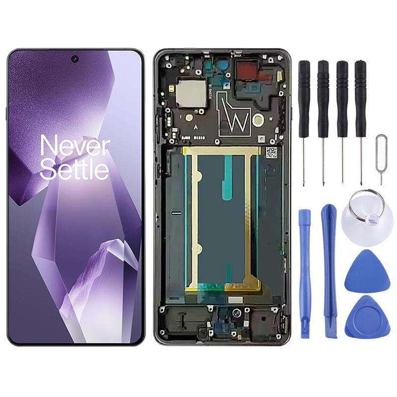 For OnePlus Ace 5 Pro PKR110 Original LCD Screen Digitizer Full Assembly with Frame (Black)
