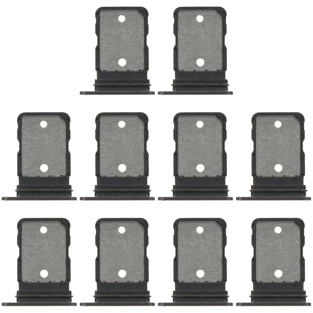 For Google Pixel 9 Pro Fold 10pcs SIM Card Tray (Black)