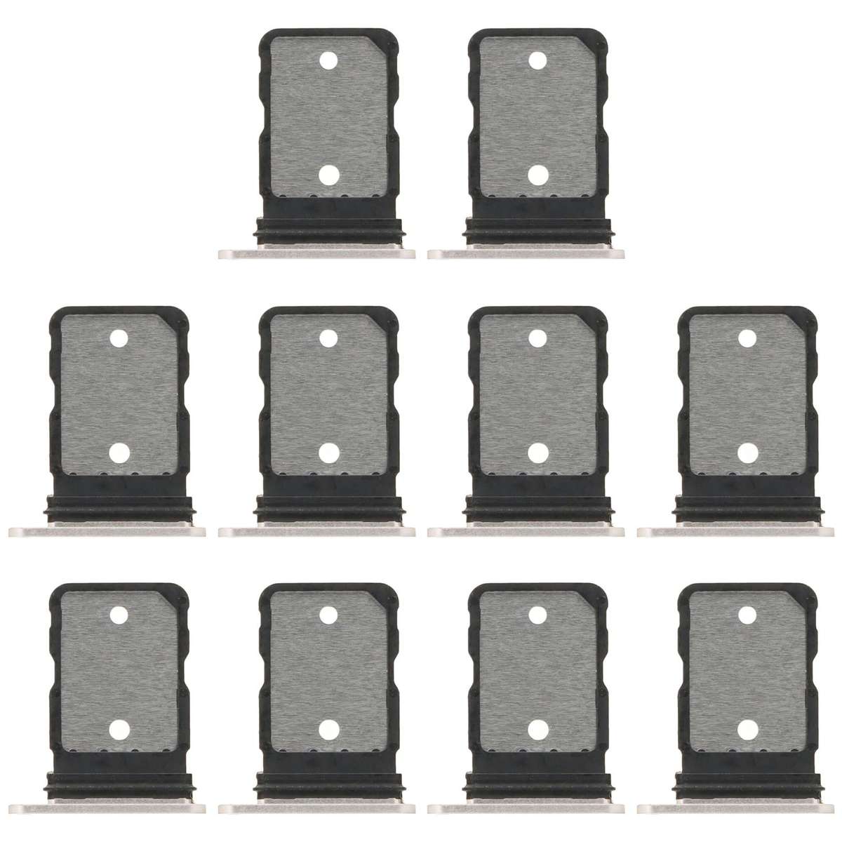 For Google Pixel 9 Pro Fold 10pcs SIM Card Tray (Black)