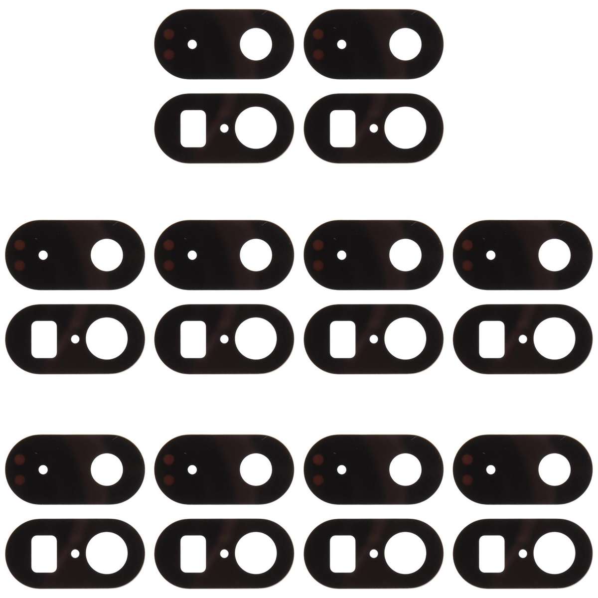 For Google Pixel 9 Pro Fold 10pcs Back Camera Lens