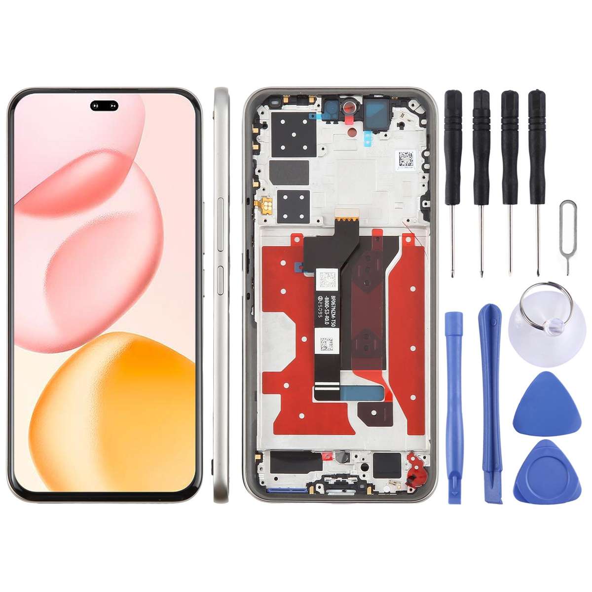 For Honor 400 Pro Original LCD Screen Digitizer Full Assembly with Frame (Black)