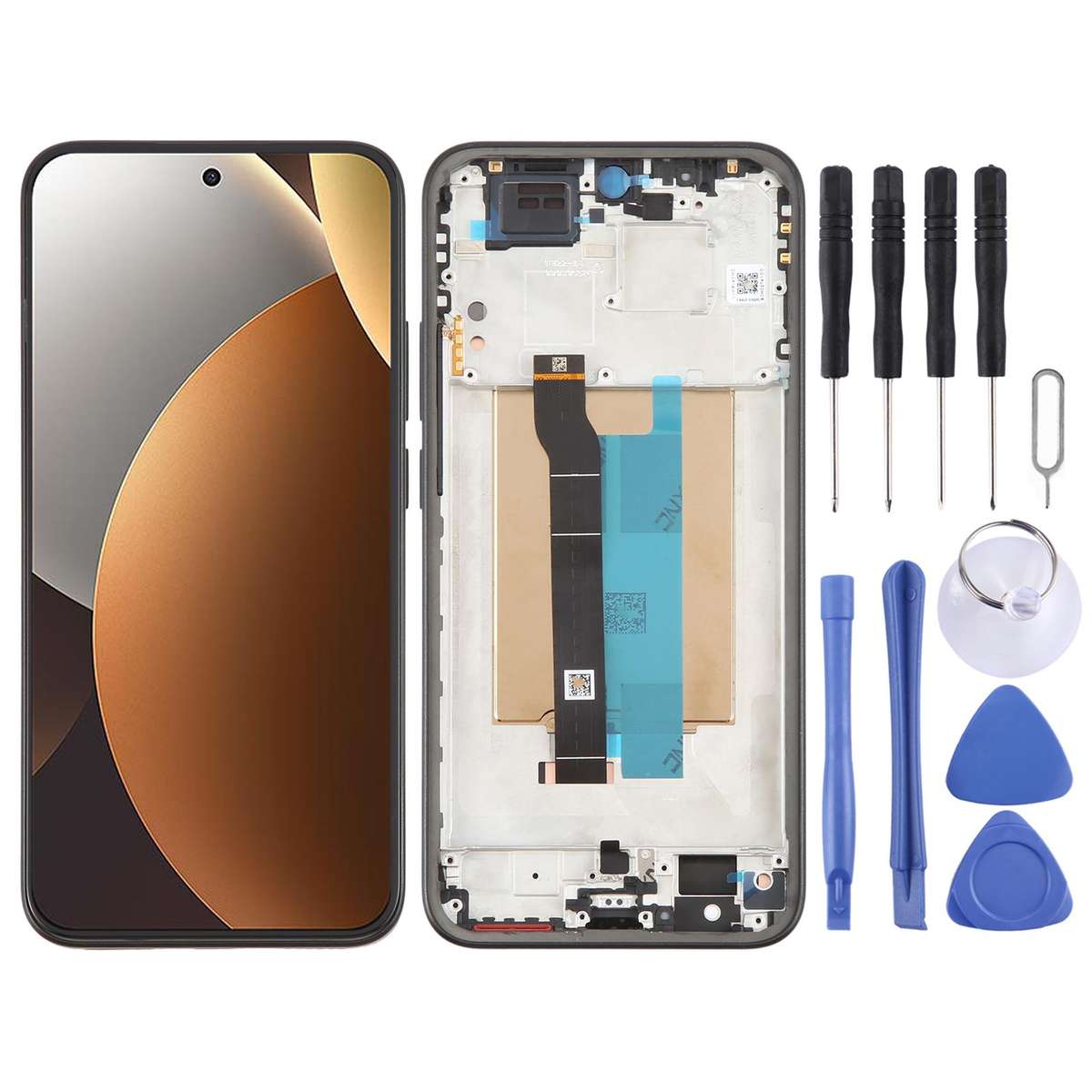 For Xiaomi Redmi Note 15 Pro 5G Original LCD Screen Digitizer Full Assembly with Frame (Black)