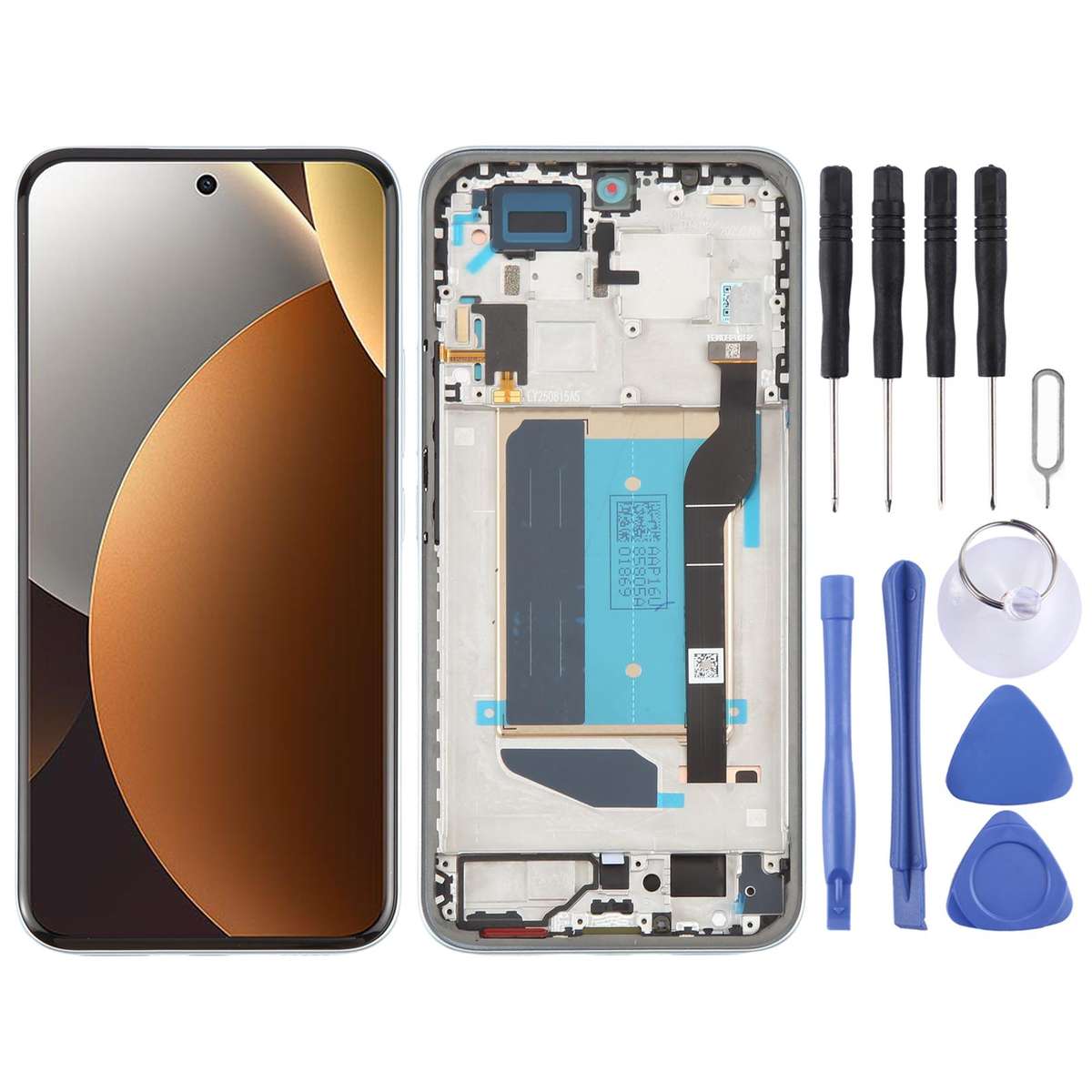 For Xiaomi Redmi Note 15 Pro+ Original LCD Screen Digitizer Full Assembly with Frame (Black)
