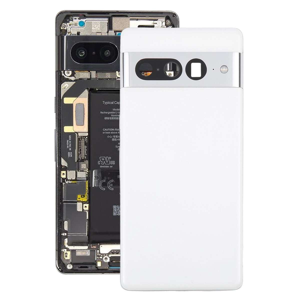 For Google Pixel 7 Pro Original Back Cover Full Assembly(Black)