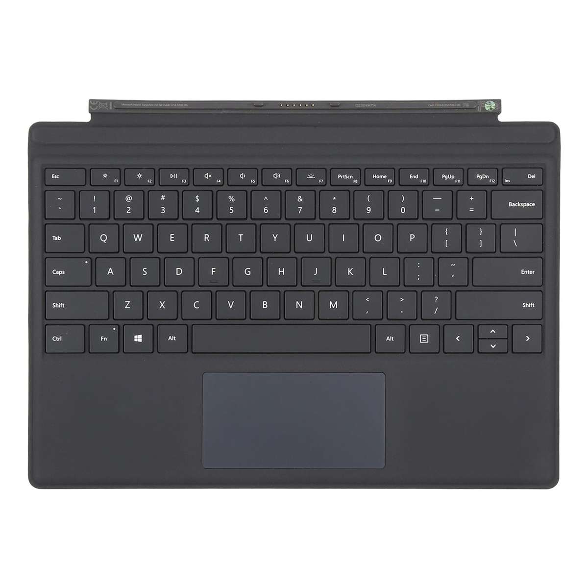 For Microsoft Surface Pro 4 / 5 / 6 / 7 / 7+ US English Keyboard (Black)